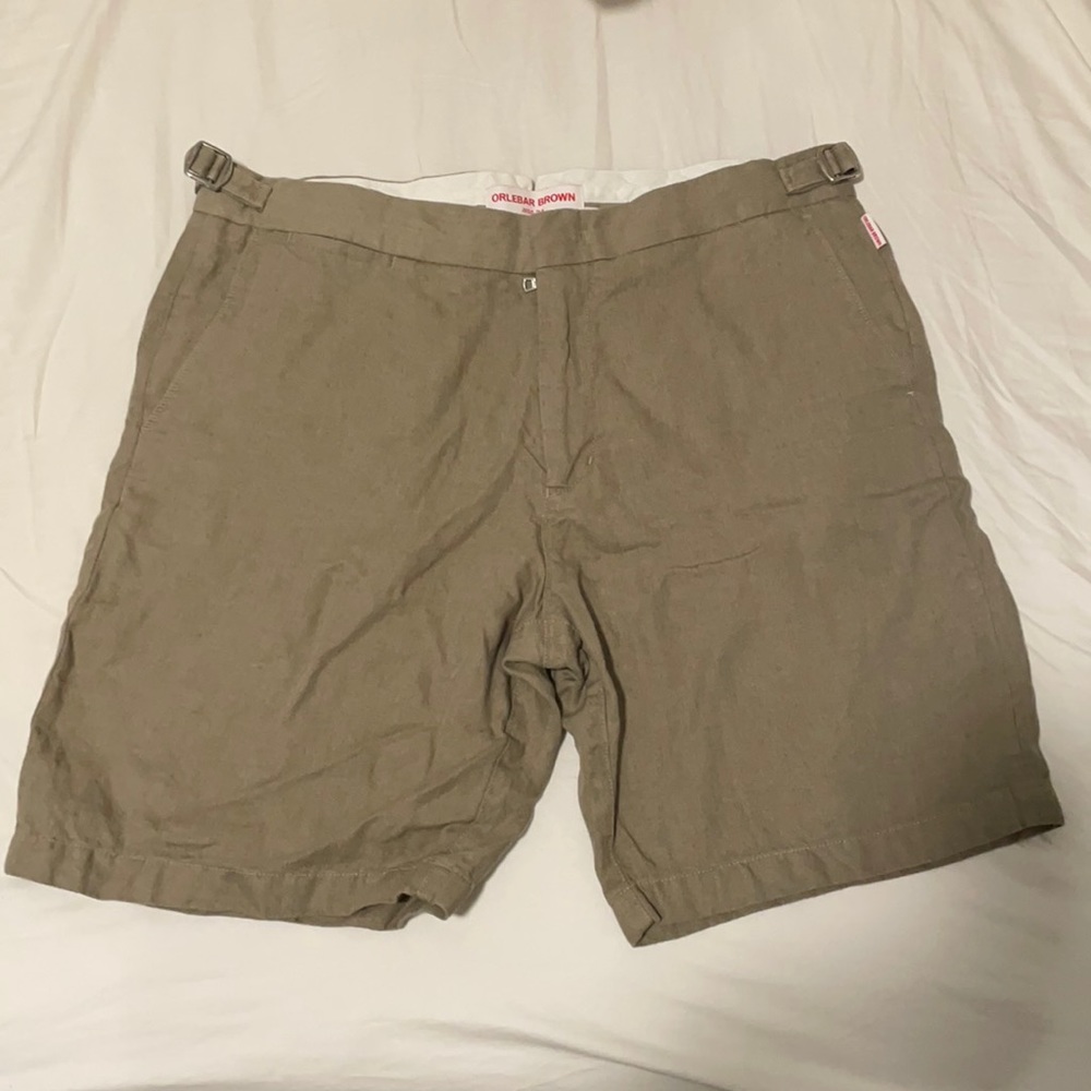 Orlebar Brown Tailored Fit Norwich Linen Short 34